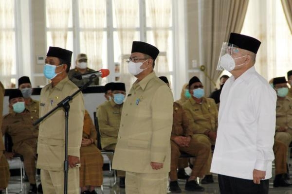 Lantik Pejabat Eselon II dan Eselon III, Gubernur Edy Minta Lakukan yang Terbaik untuk Sumut